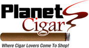Planet Cigars logo online retailer